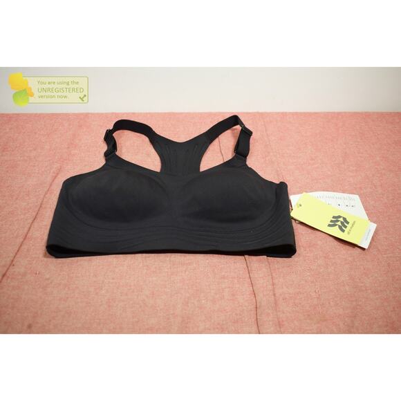All In Motion Women's High Support Embossed Racerback Run Sports Bra XS* - Picture 1 of 6